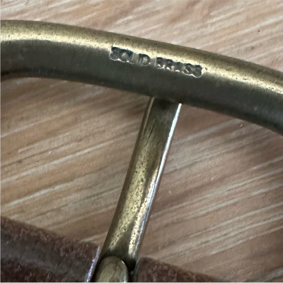 J.Crew Brown Leather Belt - Picture 4 of 7